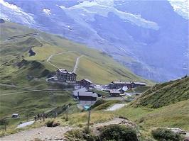 View back to Klein Scheidegg from near the Grindelwaldblick restaurant